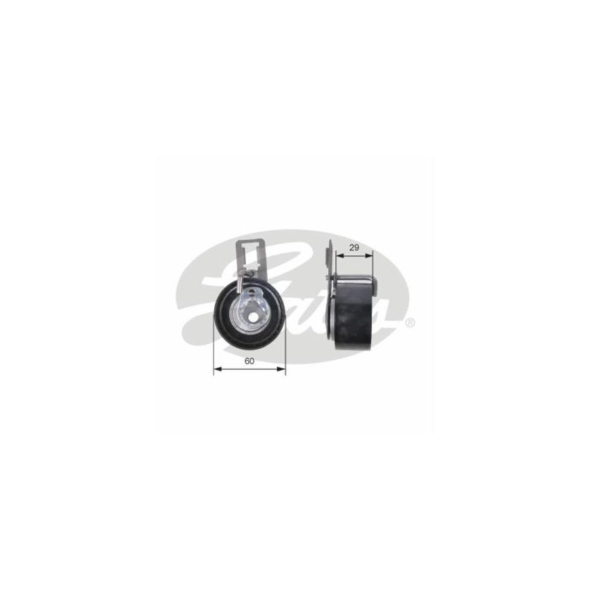 NAPINACZ PASKA GATES T43230 PSA 1.6HDI 09-
