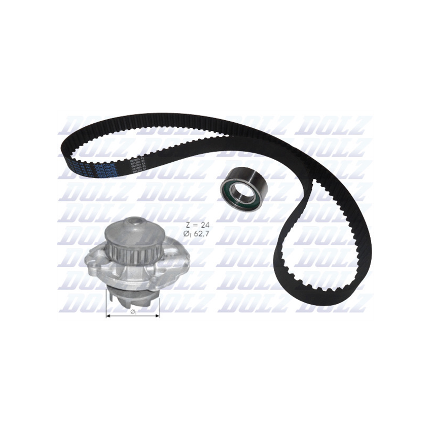 KOMPLET ROZRZĄDU DOLZ KD022 FIAT 1.2 99-