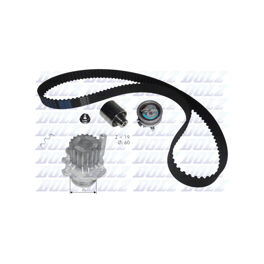 KOMPLET ROZRZĄDU DOLZ KD054 VW 1.9D 98-
