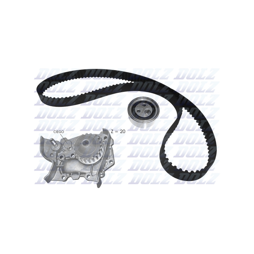 KOMPLET ROZRZĄDU DOLZ KD116 RENAULT 1.4 96-