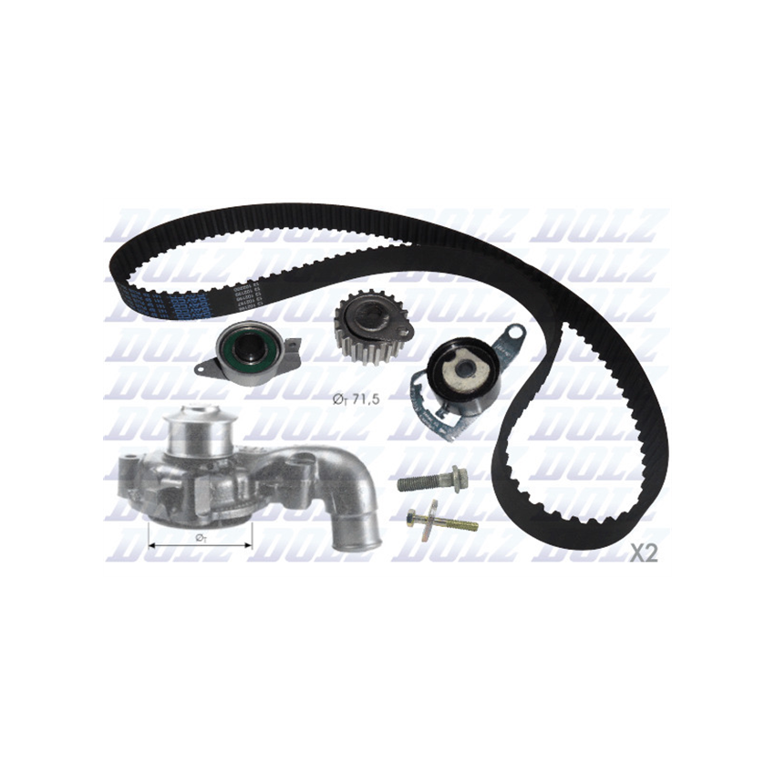 KOMPLET ROZRZĄDU DOLZ KD029 FORD 1.8D 95-