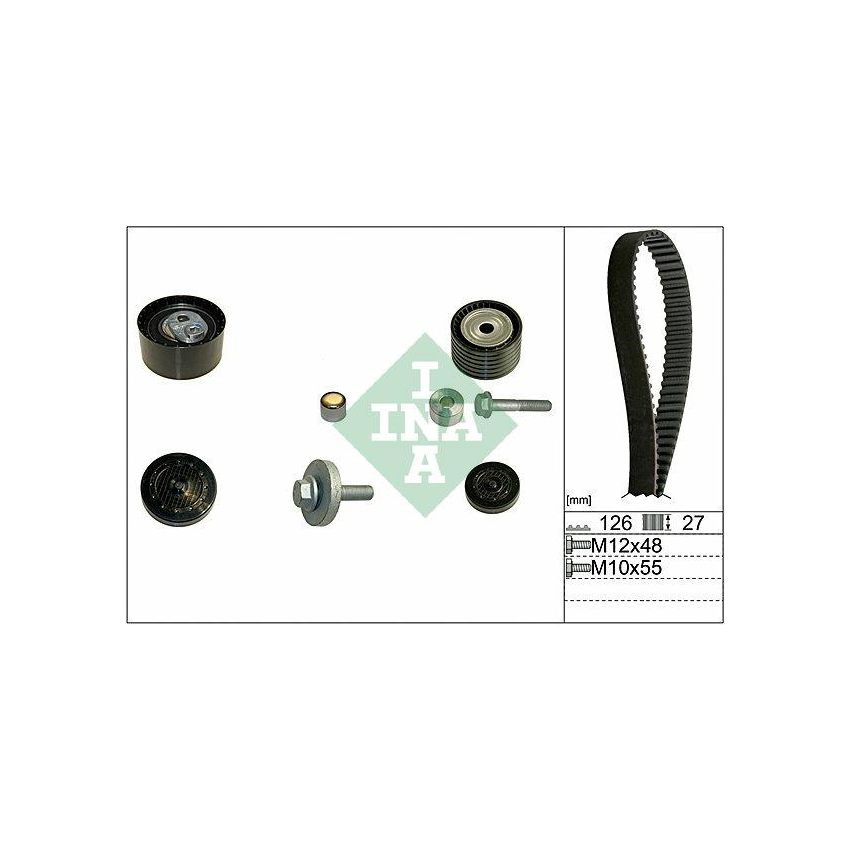 KOMPLET ROZRZĄDU INA 530063810 RENAULT 1.8-2.0/T 01-