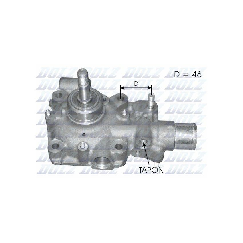 POMPA WODY DOLZ B121 RENAULT 2.8DCI 01-13
