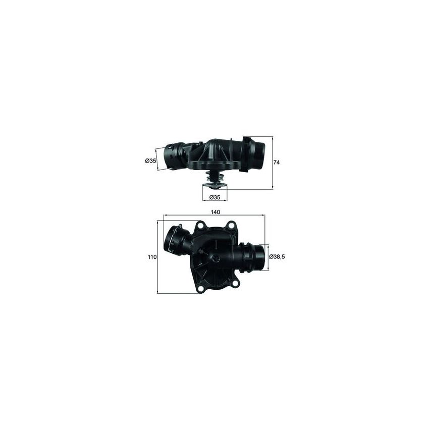 TERMOSTAT MAHLE TI23388 BMW 2.5-3.0D 98-09