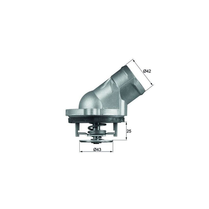 TERMOSTAT MAHLE TI4587D MERCEDES 2.4-5.0 95-15