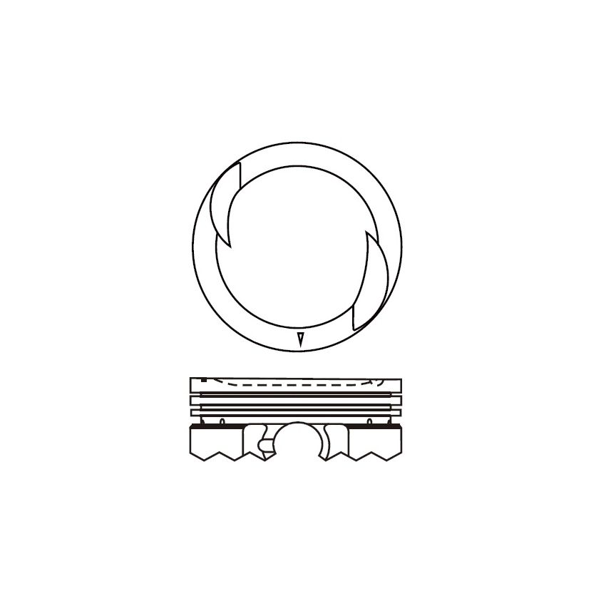 TŁOK MV PARTS P5551A STD DAEWOO 0.8 02-15