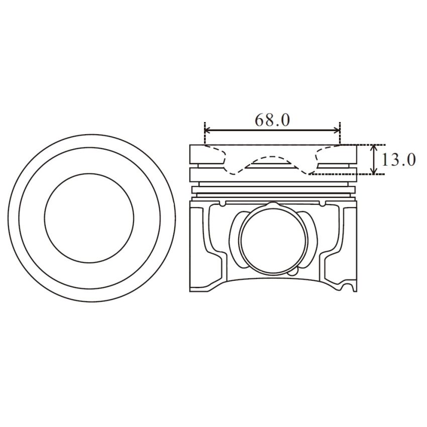 TŁOK MV PARTS P5411A STD PSA 1.5HDI 18-