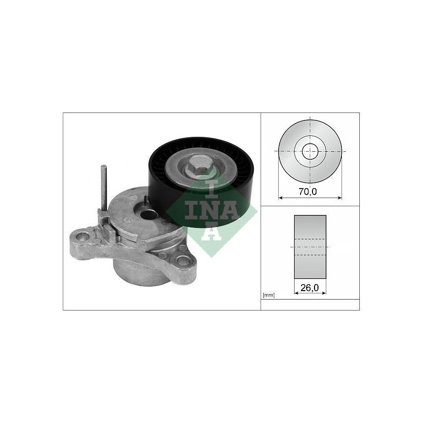 NAPINACZ PASKA INA 534066610 OPEL 2.0CDTI 14-18