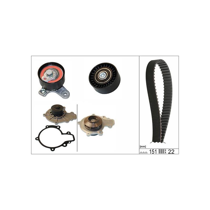 KOMPLET ROZRZĄDU INA 530057230 OPEL 2.0D 07-