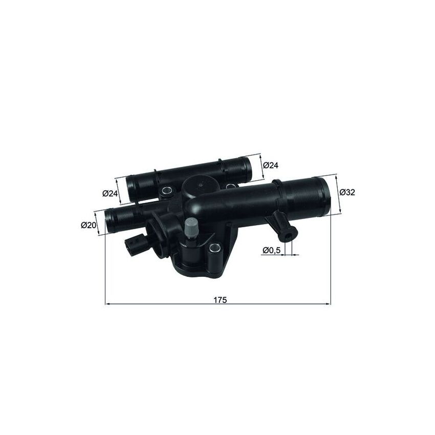 TERMOSTAT MAHLE TI24389 RENAULT 1.9DCI 02-