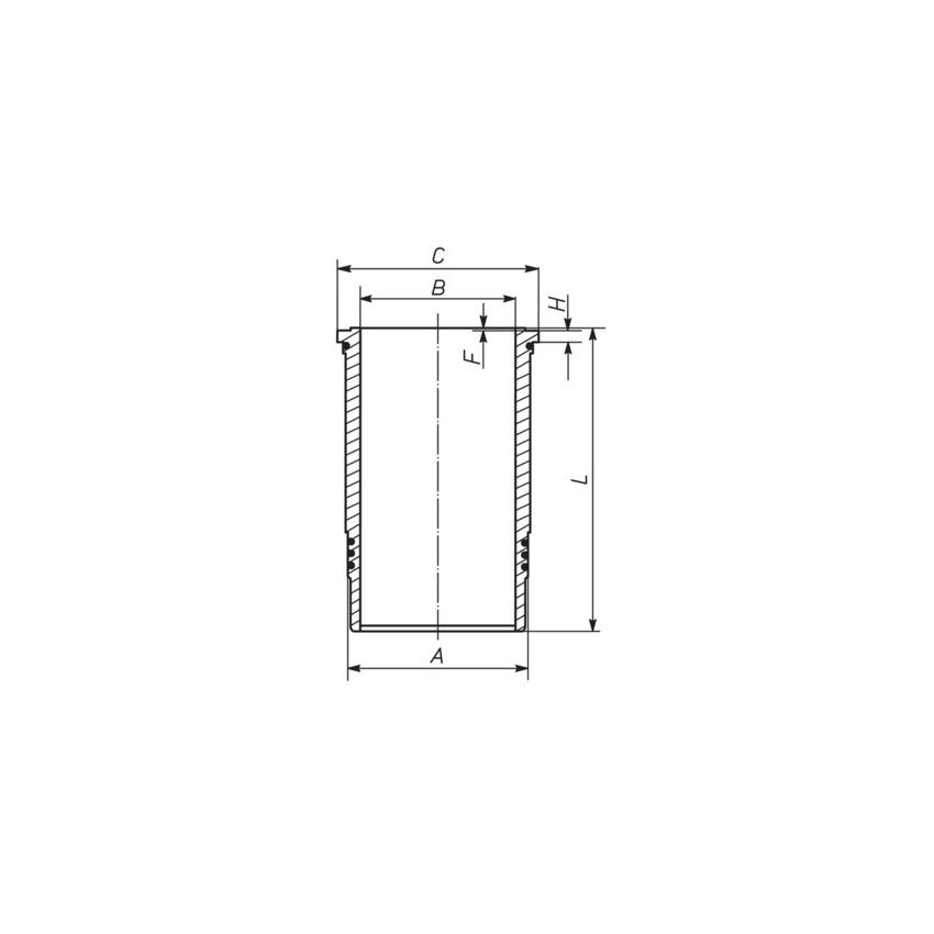 TULEJA CYLINDROWA MAHLE 037LW00128001 VOLVO DC16 03- HONOWANA