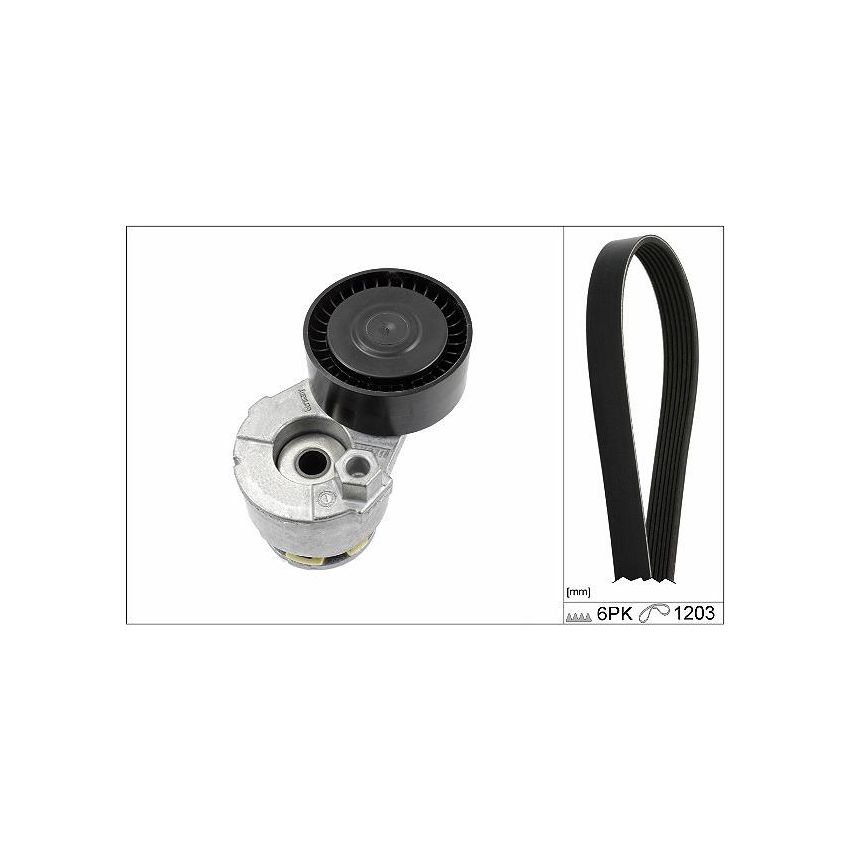 KOMPLET PASKA WIELOROWKOWEGO INA 529000910 RENAULT 1.5-1.6DCI 01-18