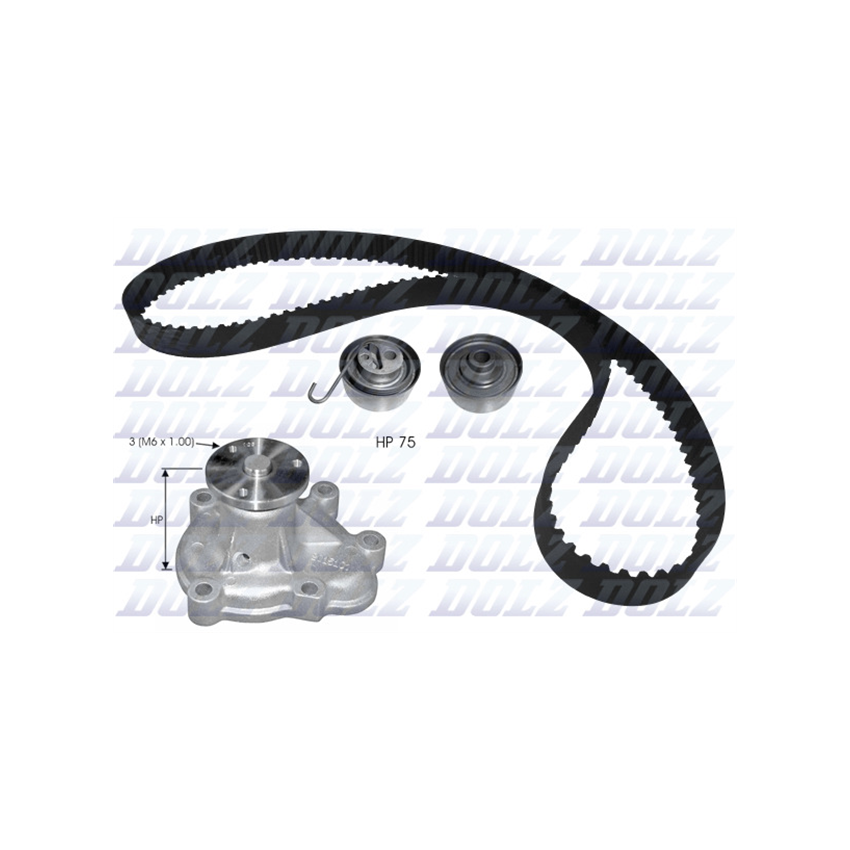 KOMPLET ROZRZĄDU DOLZ KD142 OPEL 1.7D 01-