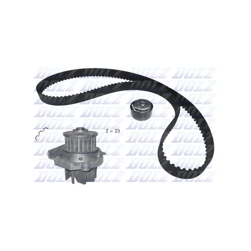 KOMPLET ROZRZĄDU DOLZ KD161 FIAT 1.2-1.4 03-18