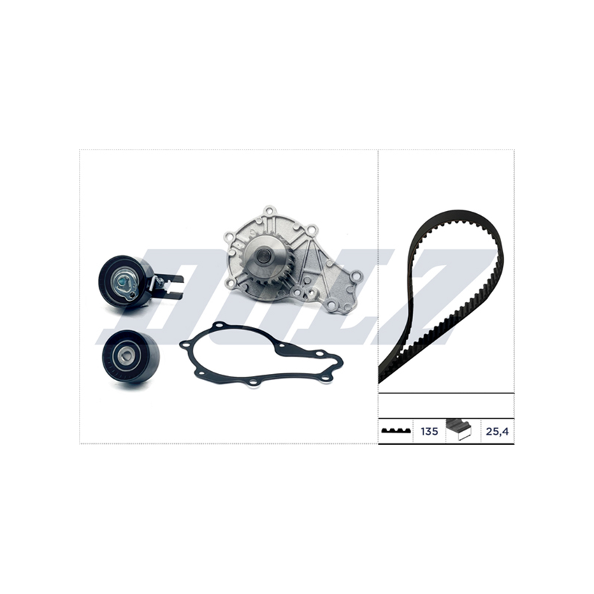 KOMPLET ROZRZĄDU DOLZ KD192 PSA 1.4D 02-