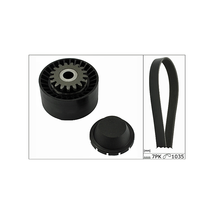 KOMPLET PASKA WIELOROWKOWEGO INA 529001610 RENAULT 1.2 05-14