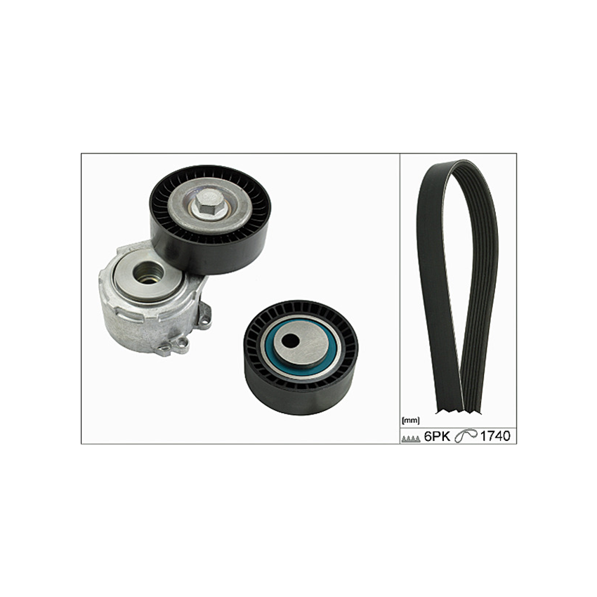 KOMPLET PASKA WIELOROWKOWEGO INA 529001710 PSA 2.0HDI 99-11