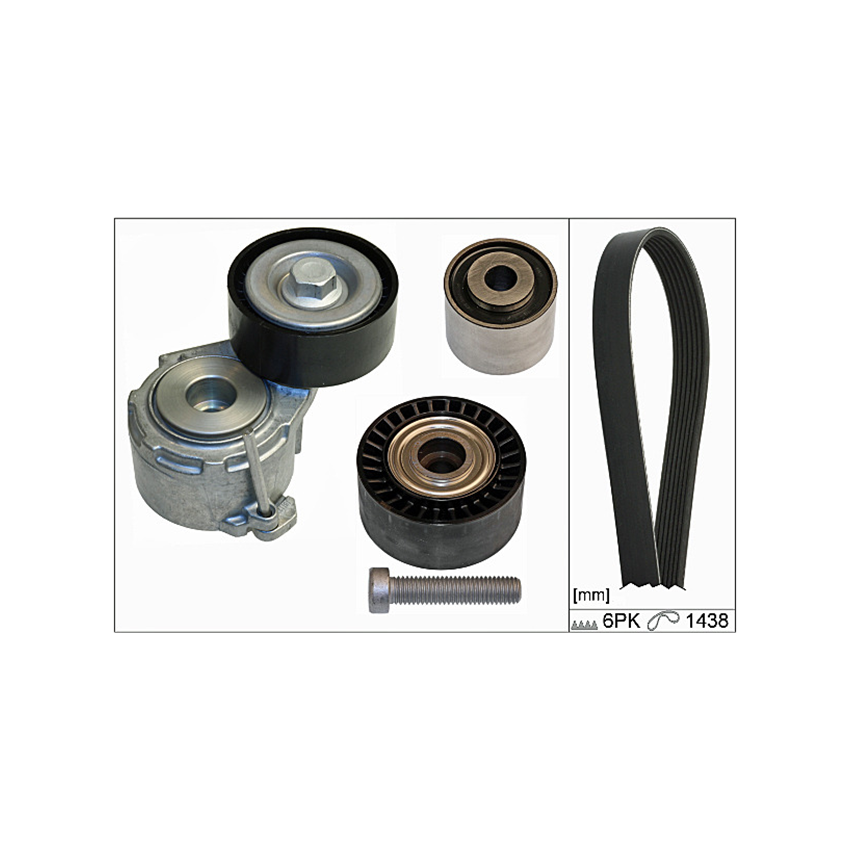 KOMPLET PASKA WIELOROWKOWEGO INA 529010710 PSA 1.9D 98-15