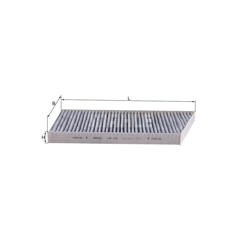 FILTR KABINOWY KNEHT LAK129 MERCEDES 1.6-6.2 00-11