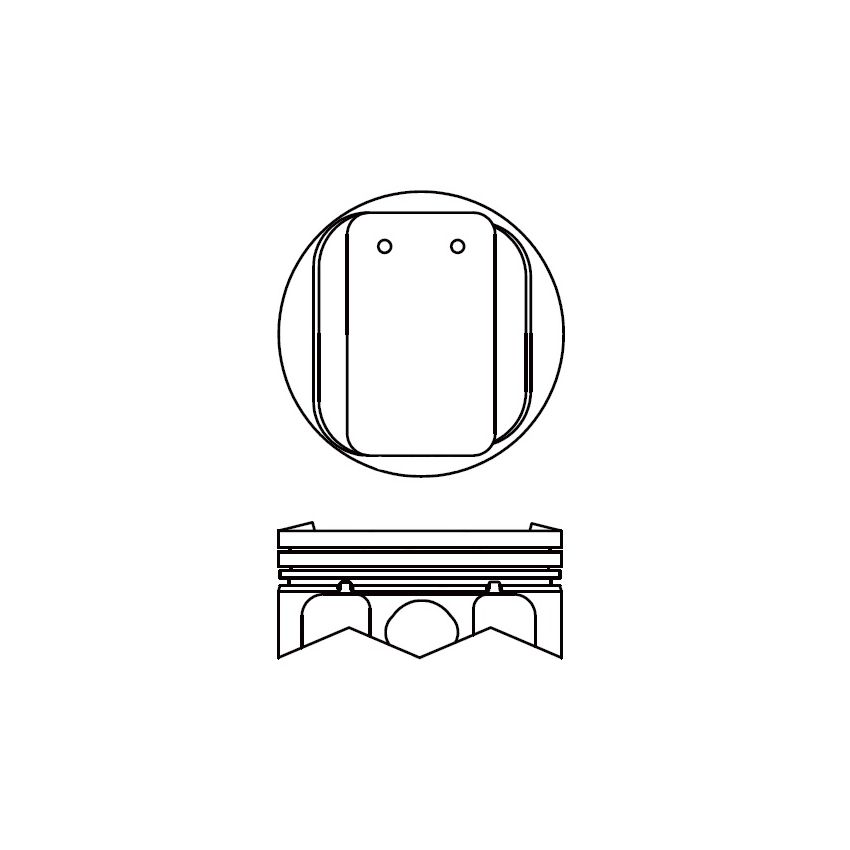 TŁOK MV PARTS P5625A STD NISSAN 1.2 10-