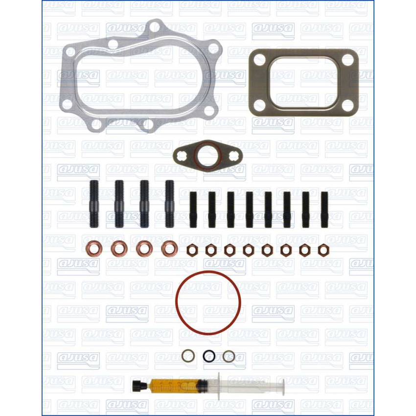 KOMPLET USZCZELEK TURBOSPRĘŻARKI AJUSA JTC12378 IVECO 6.7D 13-