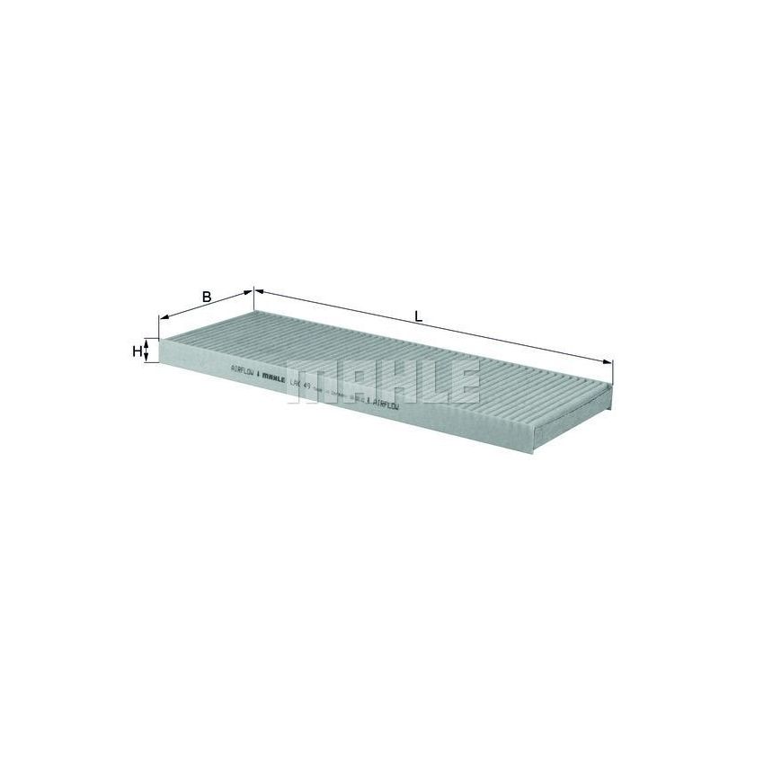 FILTR KABINOWY KNEHT LAK49 OPEL 1.6-3.6 00-