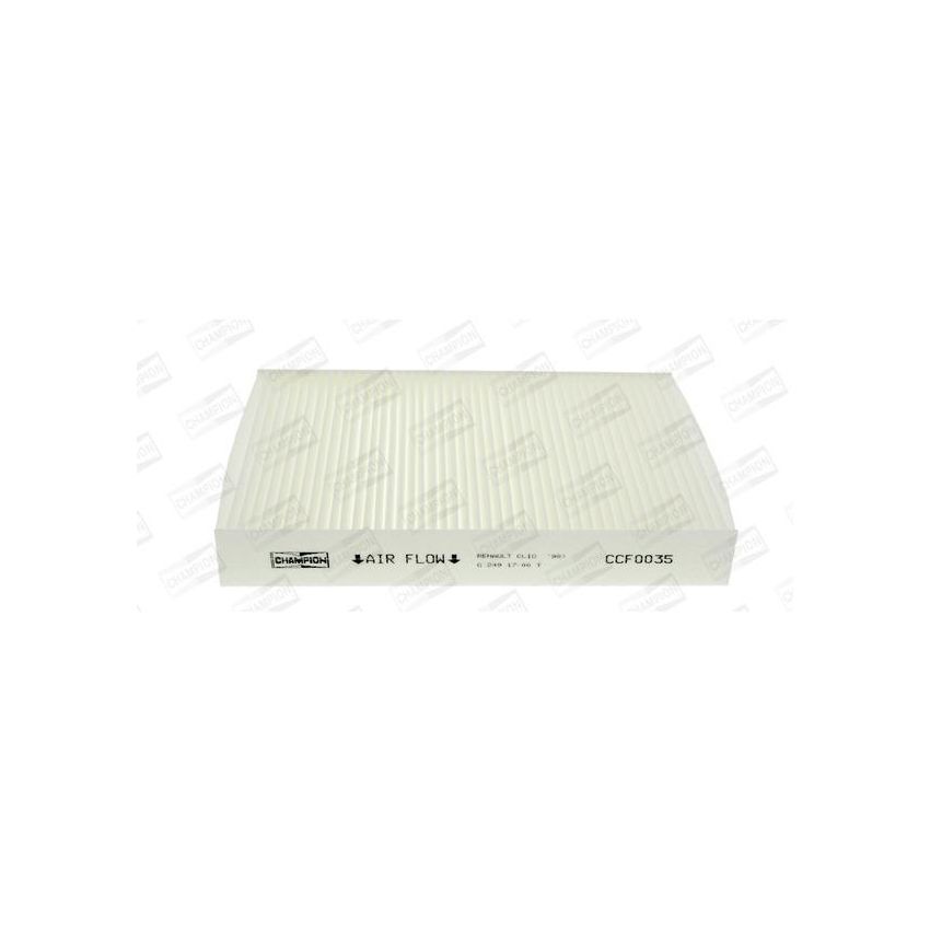 FILTR KABINOWY CHAMPION CCF0035 RENAULT 1.1-3.0B+D 96-