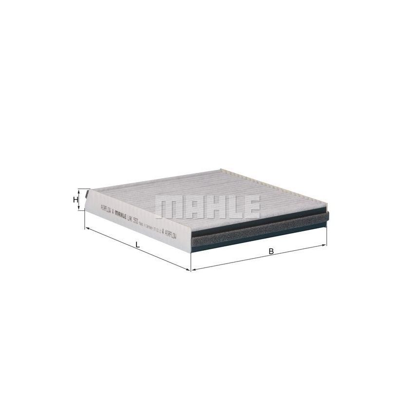 FILTR KABINOWY KNEHT LAK593 RENAULT 1.4-2.0B+D 99-03