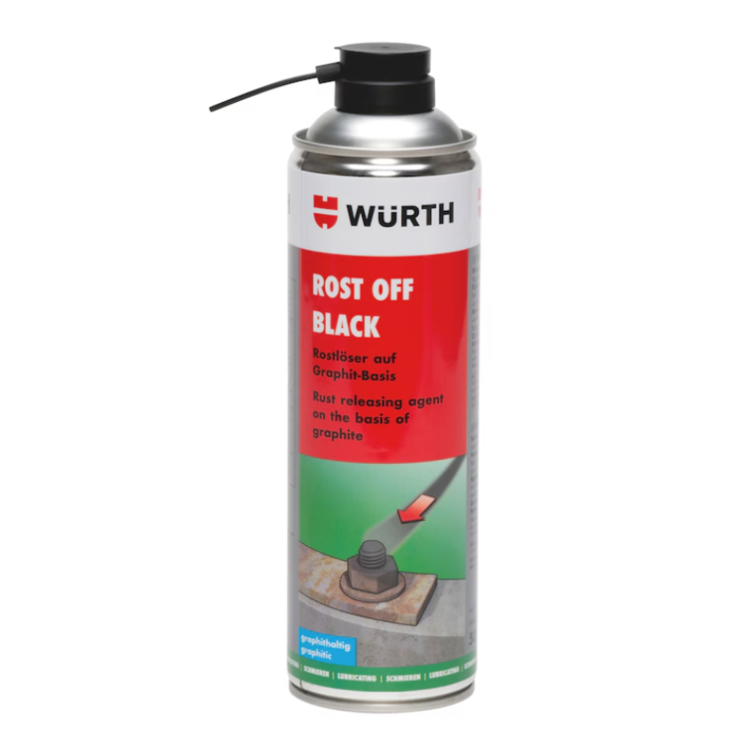 ODRDZEWIACZ ROST OFF BLACK 500ml WURTH 0890200500
