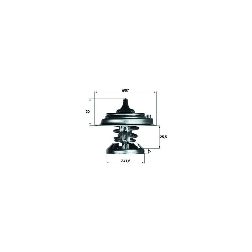 TERMOSTAT MAHLE TX2980D MERCEDES 2.3-3.0 86-01