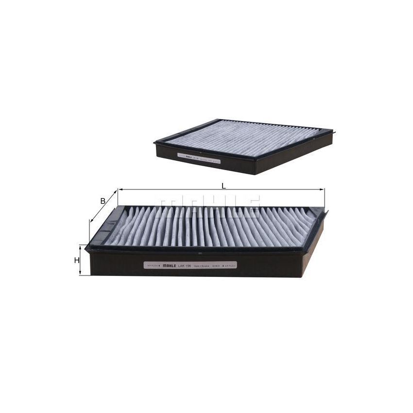FILTR KABINOWY KNEHT LAK156 MERCEDES 2.0-5.0B+D 02-
