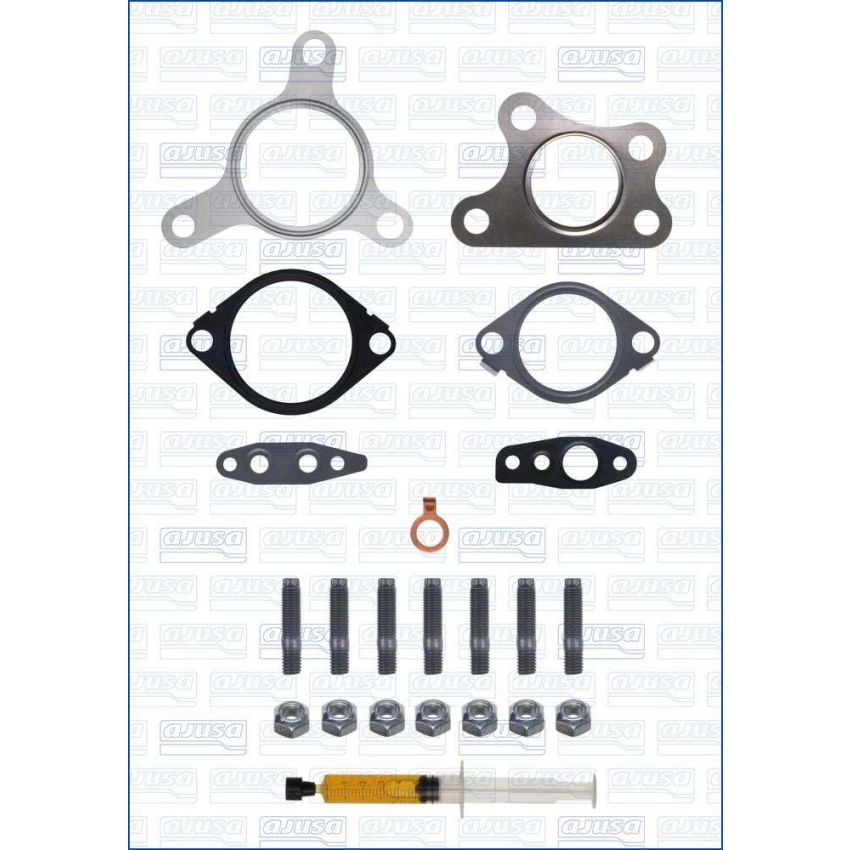 KOMPLET USZCZELEK TURBOSPRĘŻARKI AJUSA JTC12217 NISSAN 2.5DCI 07-