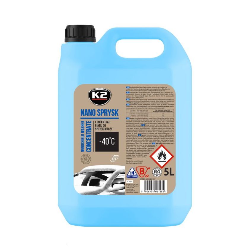 K2 NANO SPRYSK KONCENTRAT -40°C 5L K2 K646