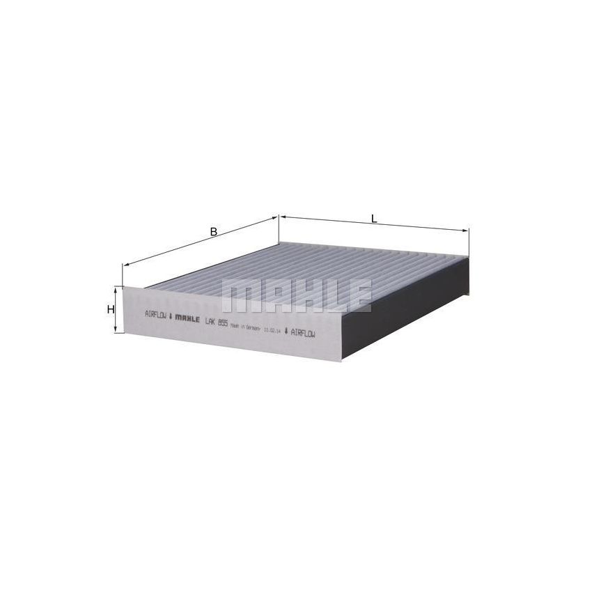 FILTR KABINOWY KNEHT LAK855 VW 3.0-4.8 10-18