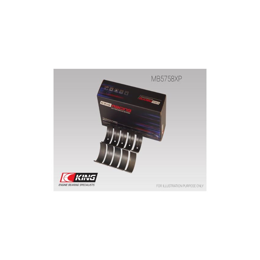PANEWKI GŁÓWNE KING BEARINGS MB5758XP STD PSA RACING 1.6VTI 07-