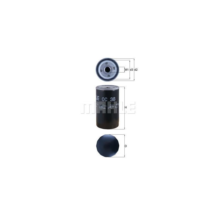 FILTR OLEJU KNEHT OC38 PERKINS 1006.6
