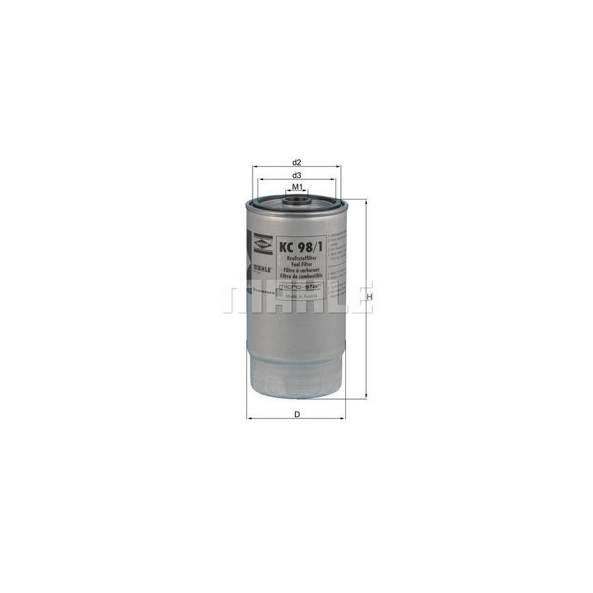 FILTR PALIWA KNEHT KC98/1 BMW 1.7-3.9 95-03