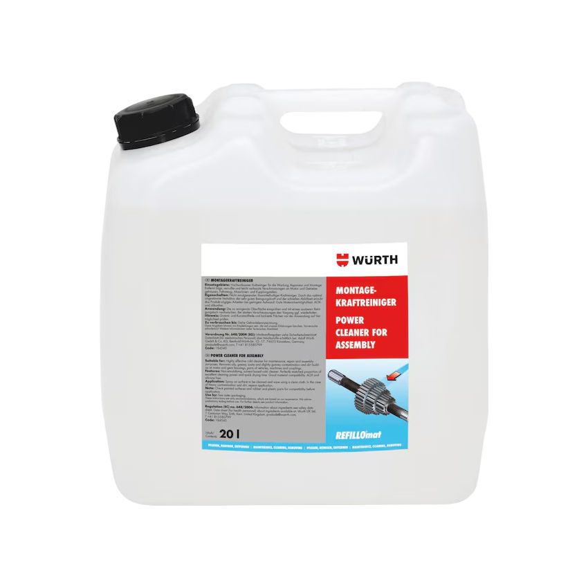 MONTAŻOWY ŚRODEK CZYSZCZĄCY 20L WURTH 089010720
