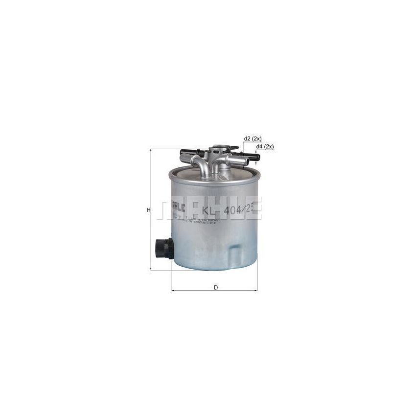 FILTR PALIWA KNEHT KL404/25 RENAULT 1.5-1.6DCI 05-15