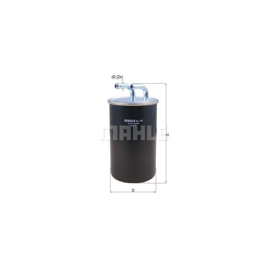 FILTR PALIWA KNEHT KL737 MITSUBISHI 2.0 05-12