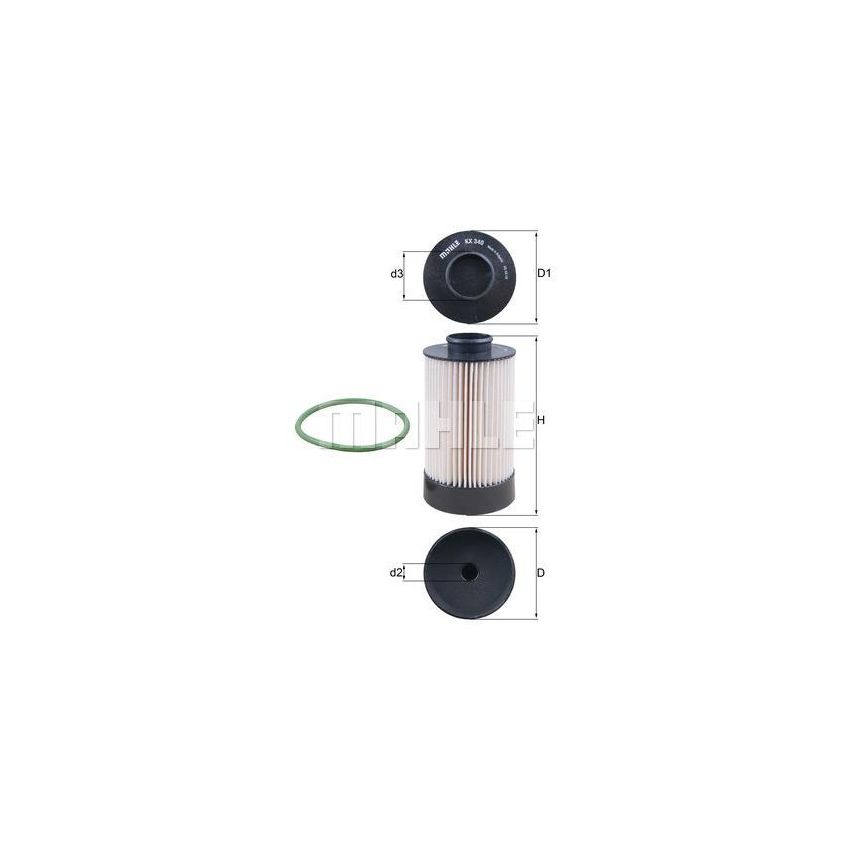 FILTR PALIWA KNEHT KX340D PL IVECO 2.3-3.0 06-16