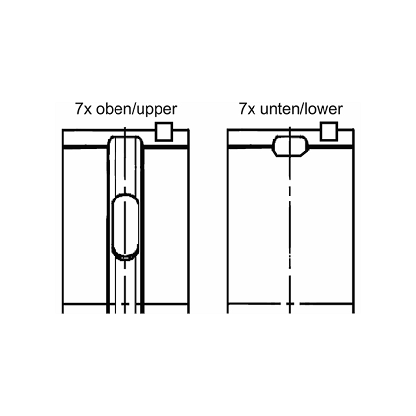 PANEWKI GŁÓWNE KOLBENSCHMIDT 77955610 0.25 VOLVO D16  03- 