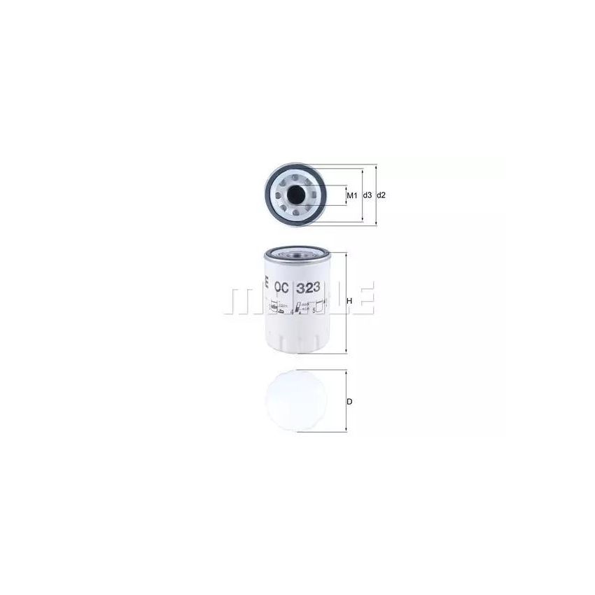 FILTR OLEJU KNEHT OC323 JAG 3.2-4.2 96-07