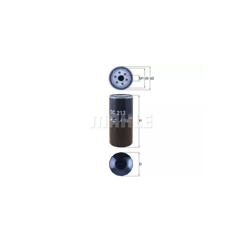 FILTR OLEJU KNEHT OC213 POR 3.6-3.8 93-
