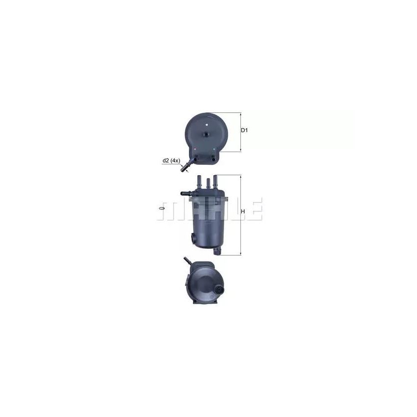 FILTR PALIWA KNEHT KL600D R/NS 1.5 01-12
