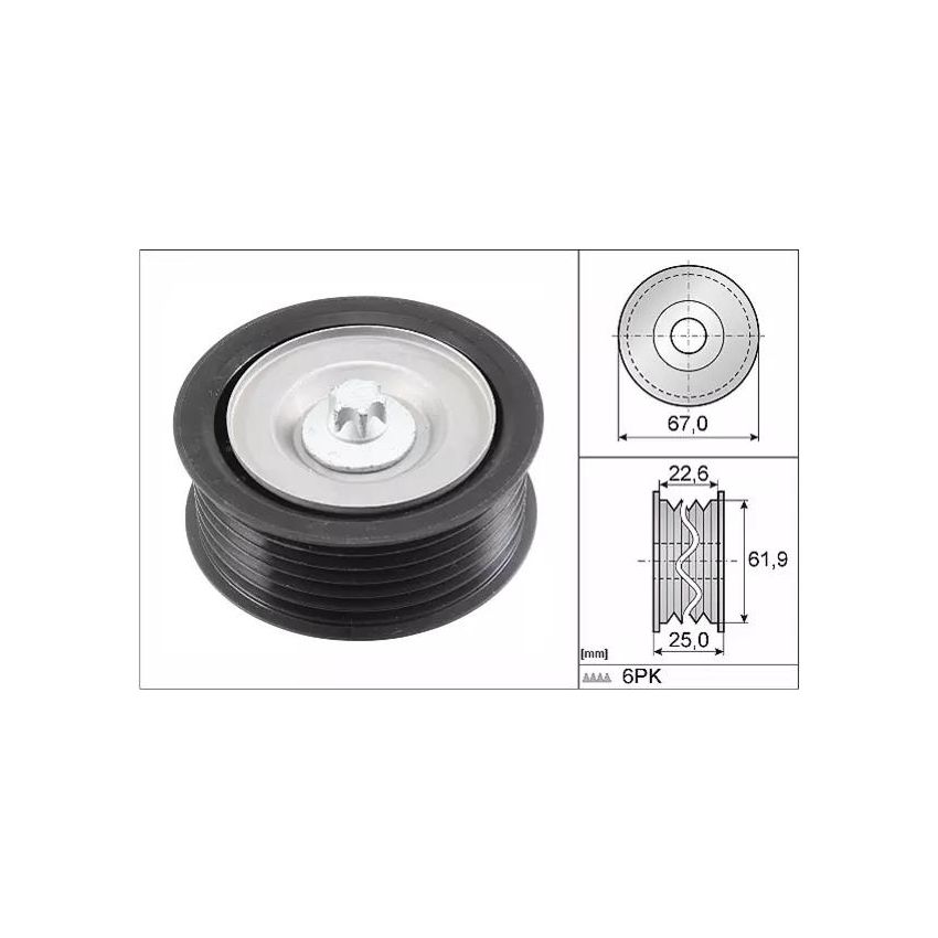 NAPINACZ PASKA INA 532086610 MERCEDES 2.5-5.5 04-15