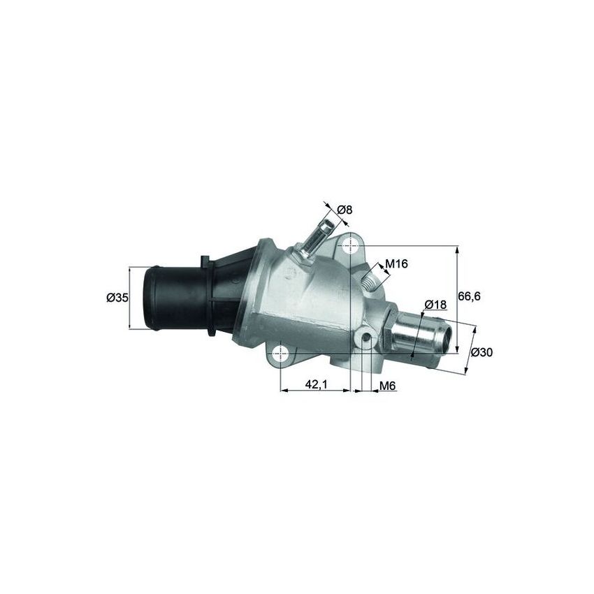 TERMOSTAT MAHLE TI13888 FIAT 2.0 96-