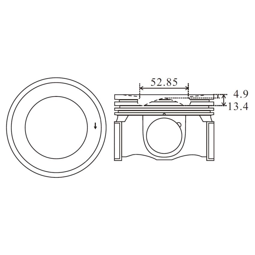 TŁOK MV PARTS P5699A STD PSA 2.2HDI 19-