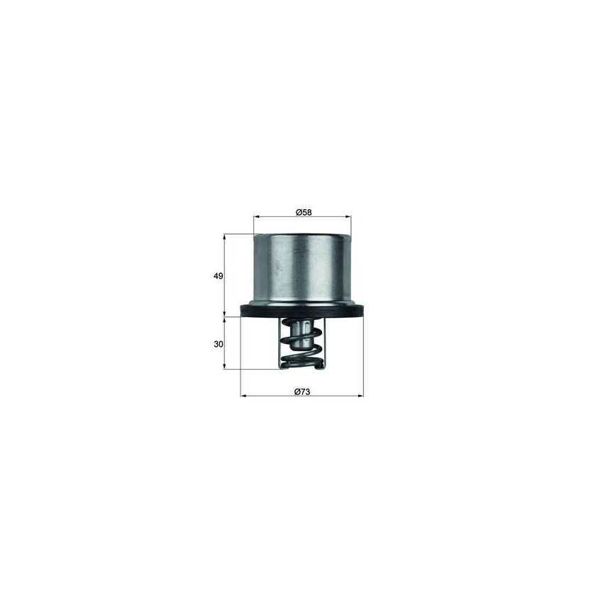 TERMOSTAT MAHLE THD186 IVECO F2BE068 03-