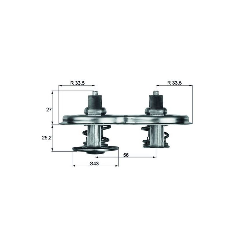 TERMOSTAT MAHLE TX3388D SCANIA DC12 96-